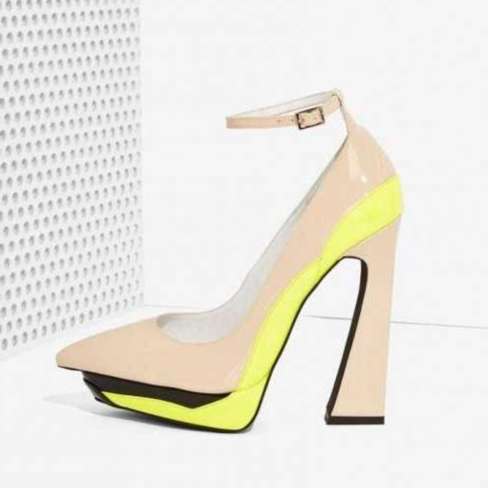 Jeffrey Campbell Power Cut Platform Pumps - Picture 6 of 7